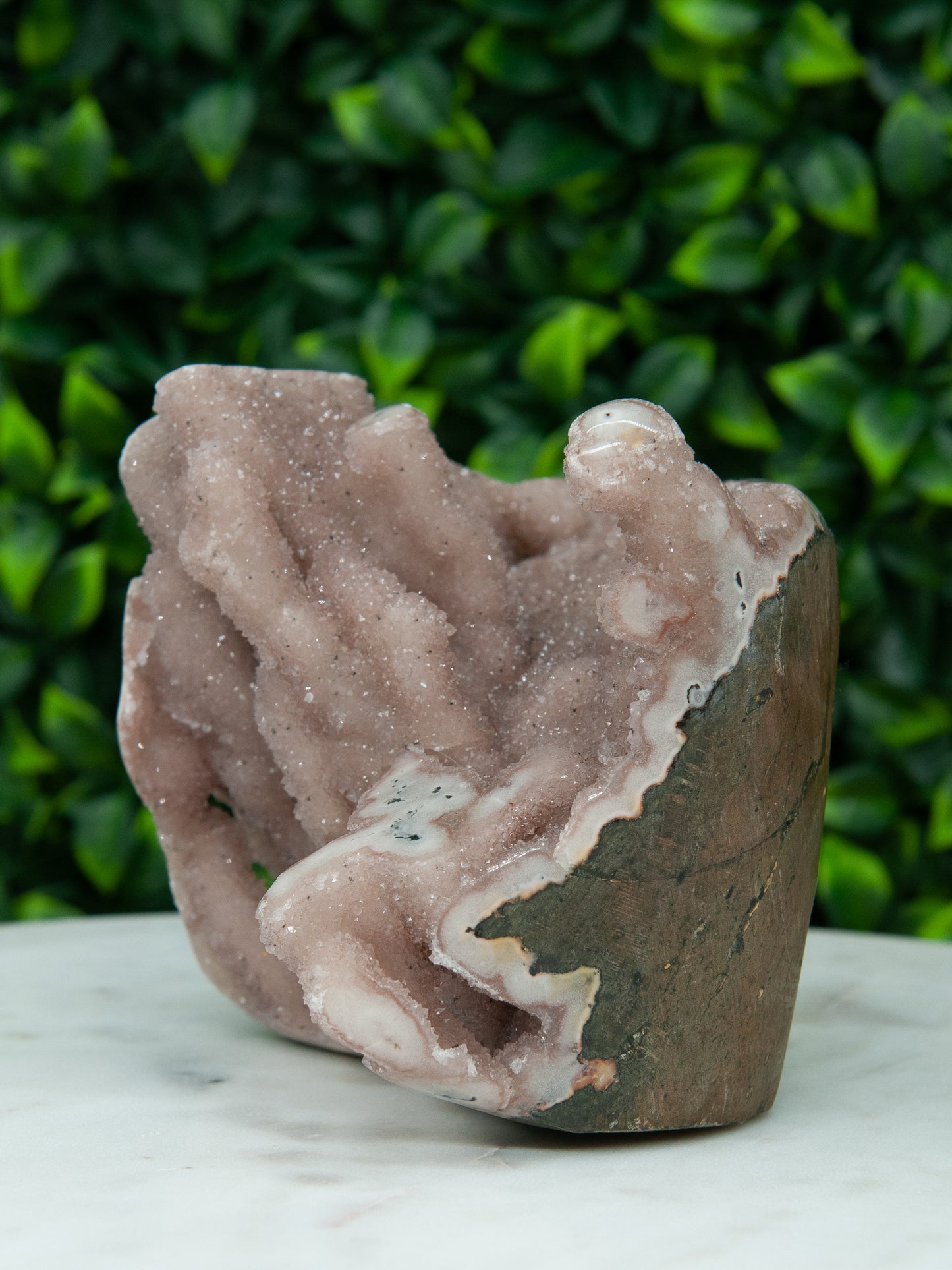 Pink Rainbow Amethyst Stalactite Freeform