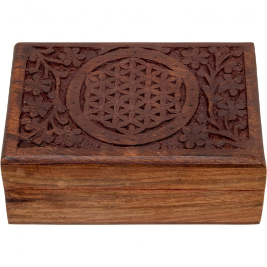 Flower Wood Box