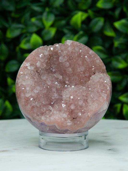 Pink and Purple Amethyst Sphere