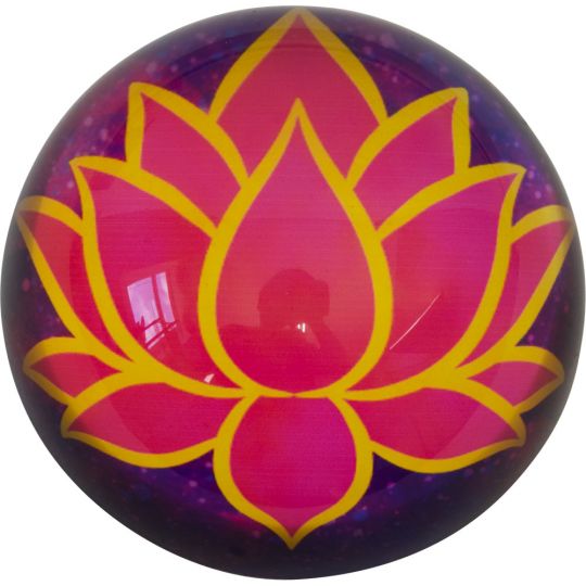 Lotus  Glass Paperweight