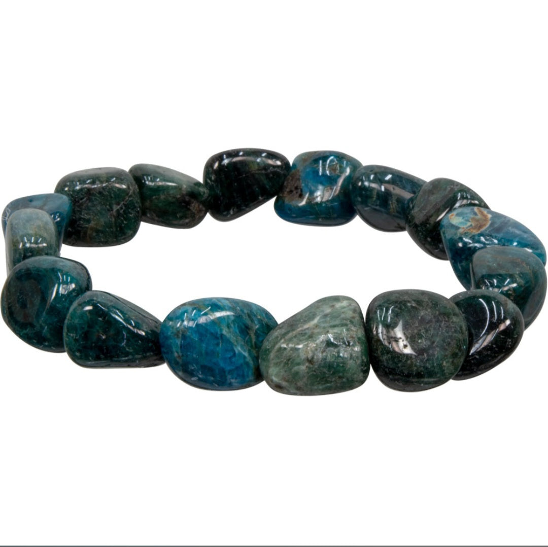 Apatite Tumbled Stone Bracelet