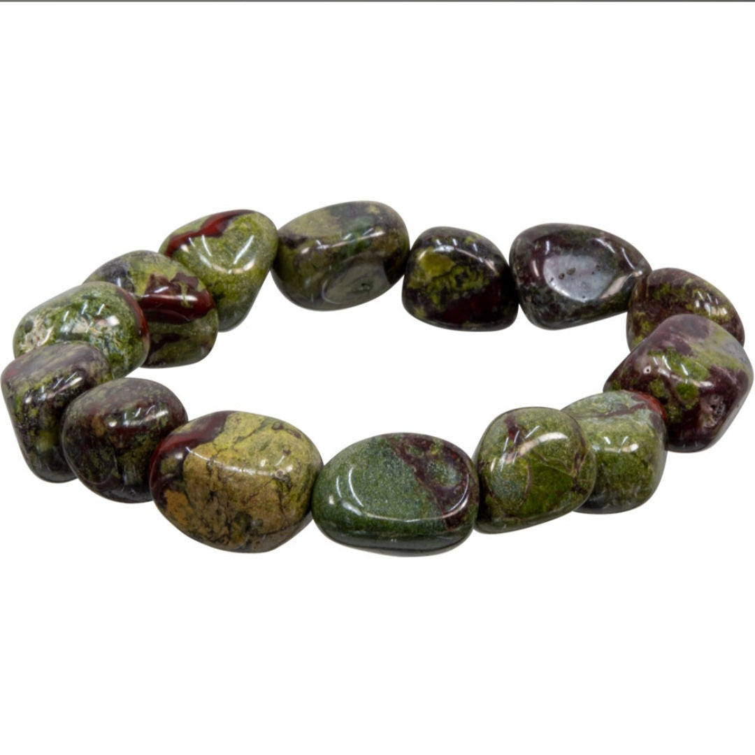 Dragon's Blood Tumbled Stone Bracelet