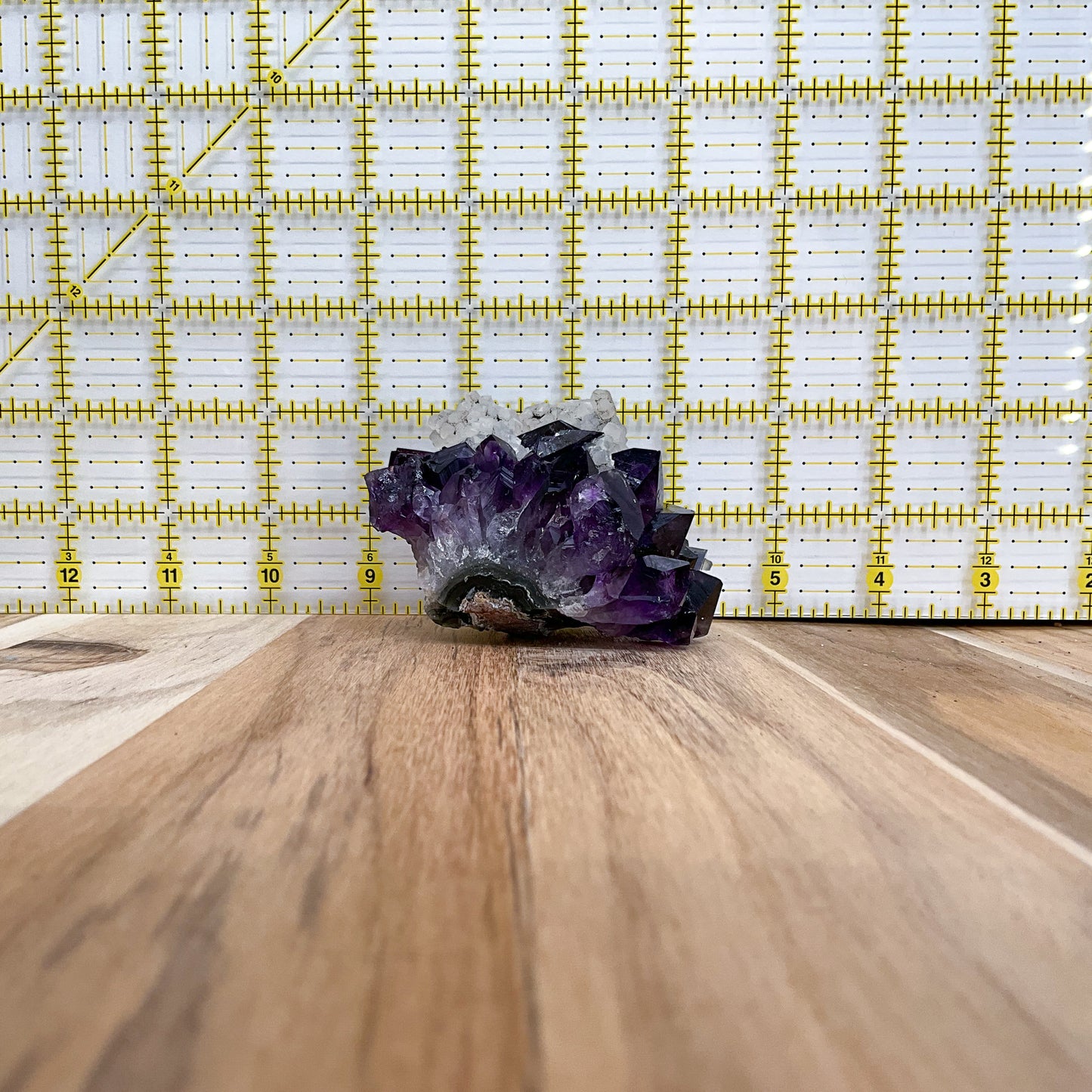 Purple Amethyst with Calcite Freeform