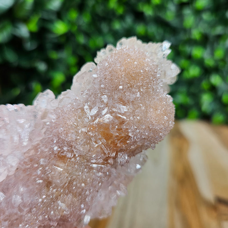 Rainbow Amethyst on Calcite Freeform