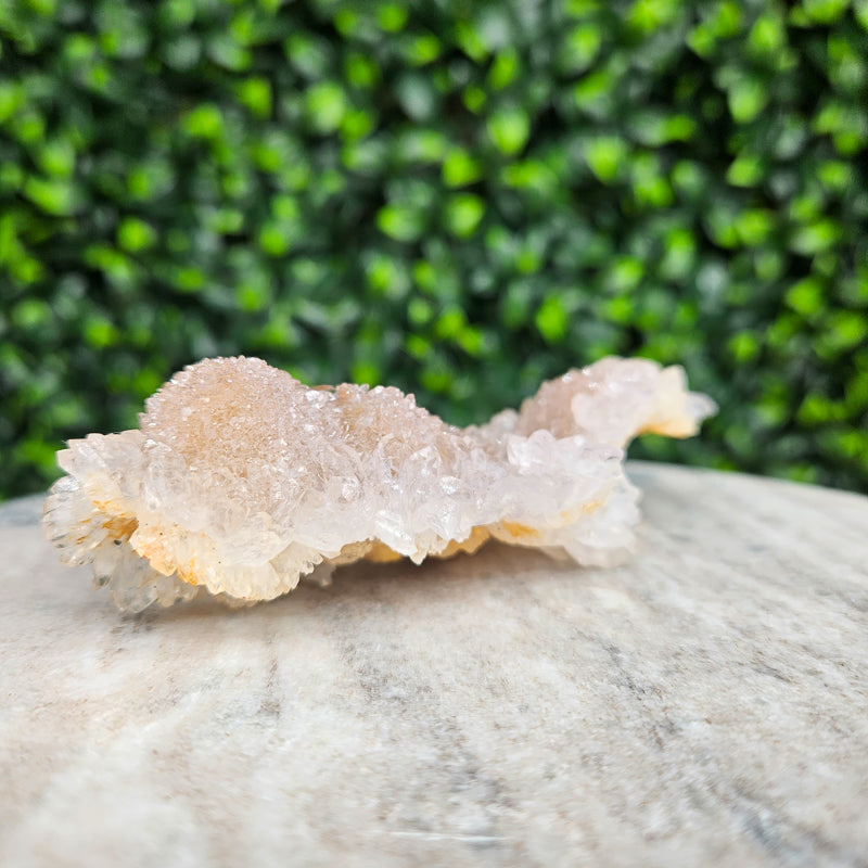 Rainbow Amethyst on Calcite Freeform