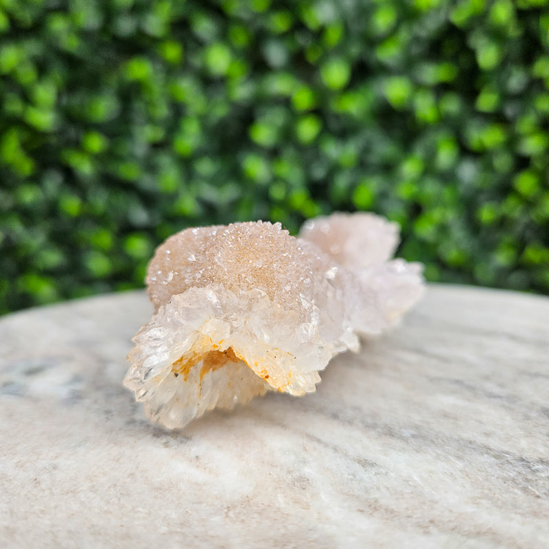 Rainbow Amethyst on Calcite Freeform