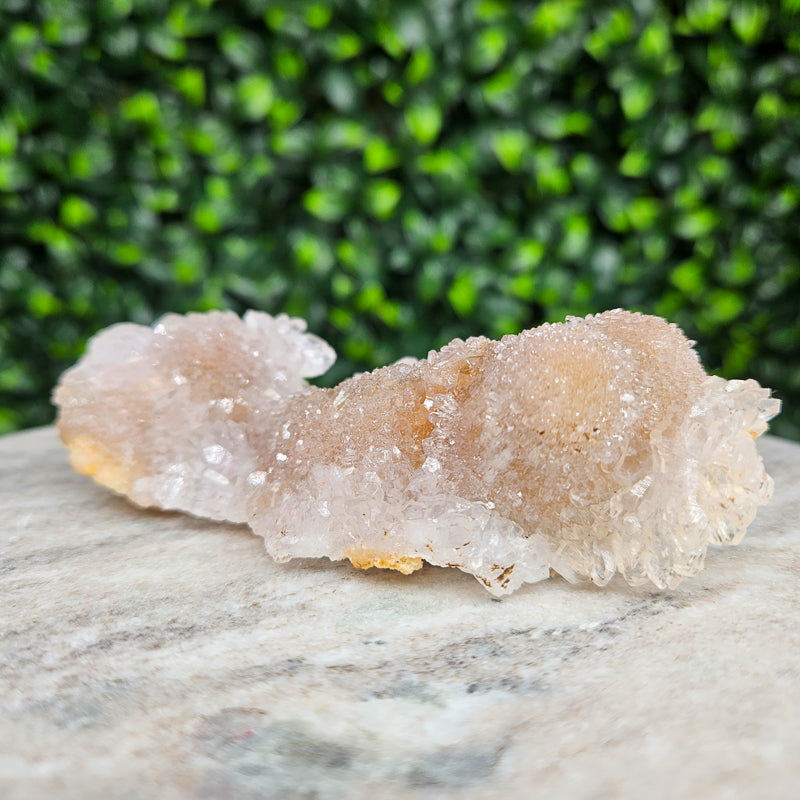 Rainbow Amethyst on Calcite Freeform