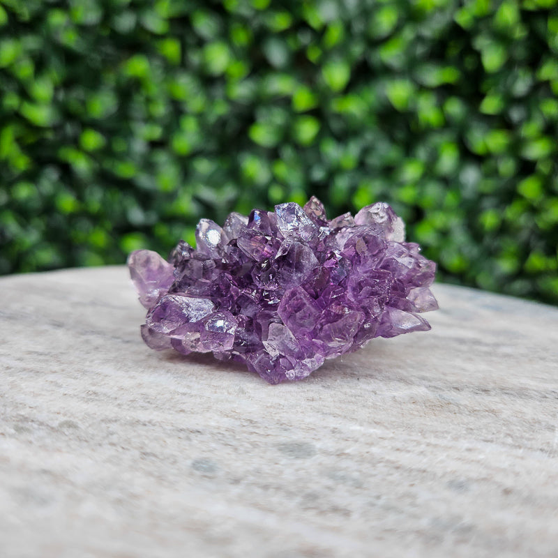 Amethyst with Calcite Freeform