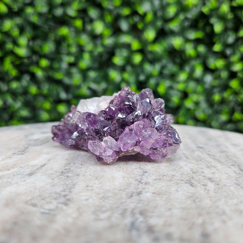 Amethyst with Calcite Freeform