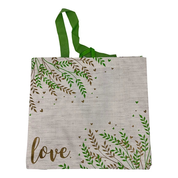 Reusable Shopping Tote Bag with Handles in Assorted Designs