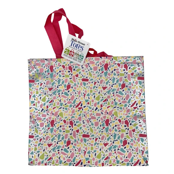 Reusable Shopping Tote Bag with Handles in Assorted Designs