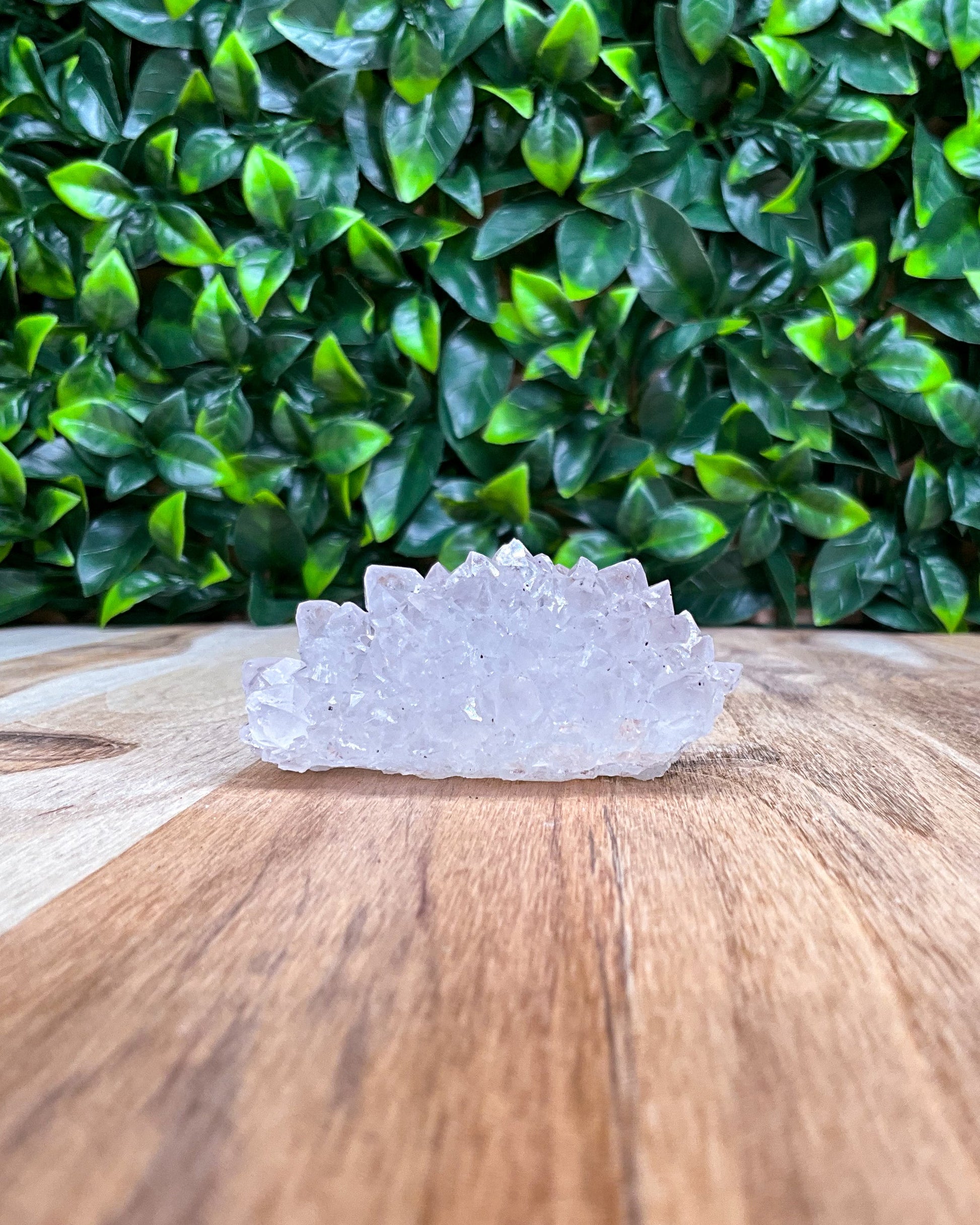 White Quartz on Calcite Freeform